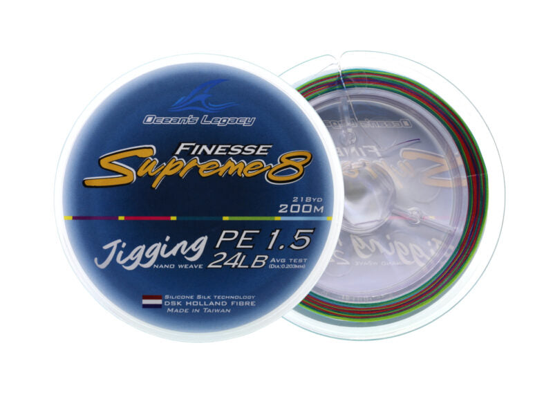 Supreme 8X Light Jigging Braid